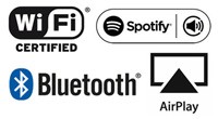 Built-in Bluetooth, Wi-Fi, and AirPlay Capability