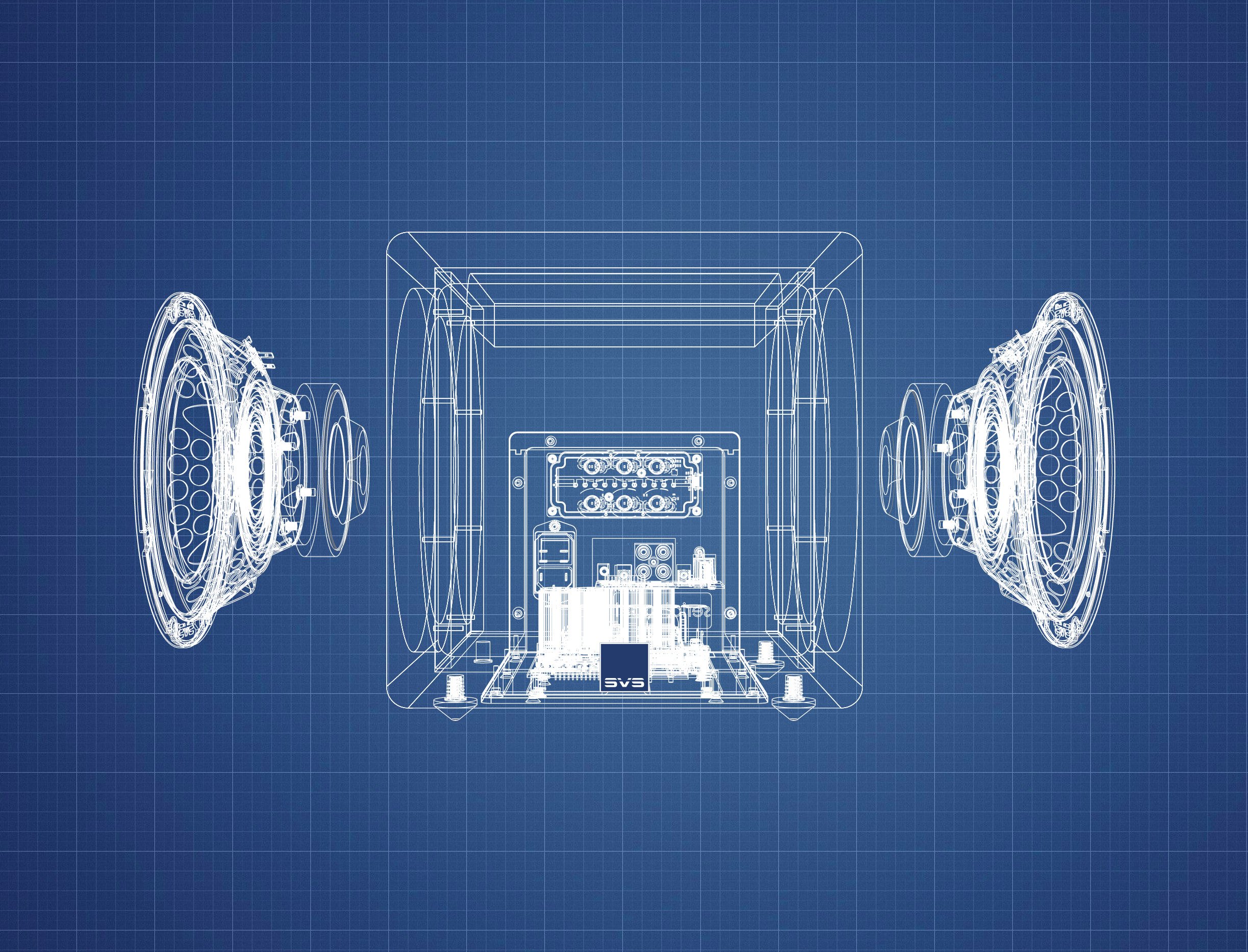 Fully Active Dual Opposing 8-inch Drivers