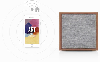 Tivoli Audio Art Series CUBE Black Portable Bluetooth Speaker
