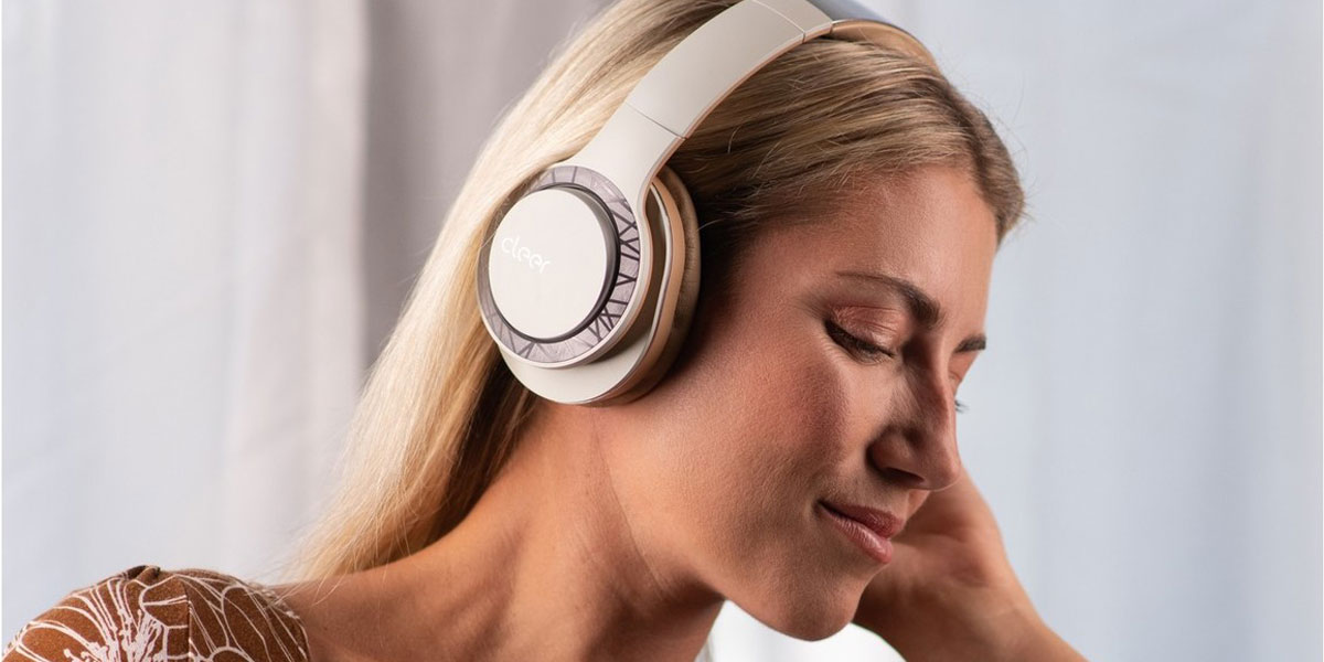 Cleer Enduro100 Over-Ear Wireless Headphones, Sand
