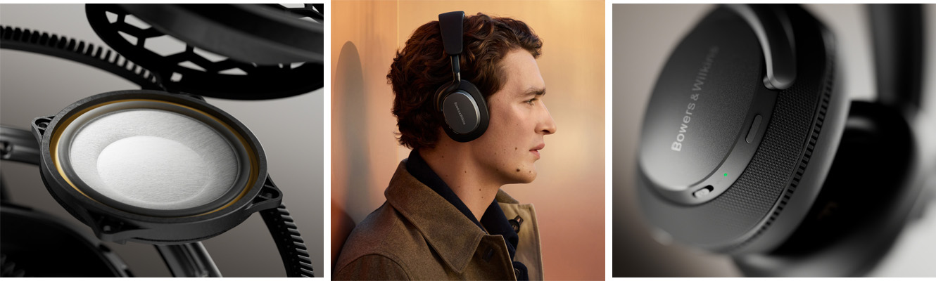 Bowers & Wilkins Px7 S3 Wireless Headphones, Anthracite Black at