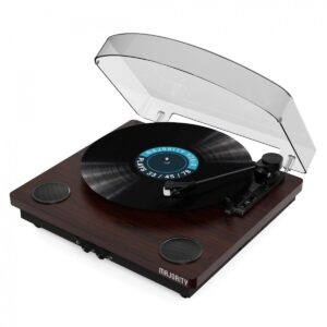 Majority Moto Vinyl Turntable with Bluetooth, Walnut