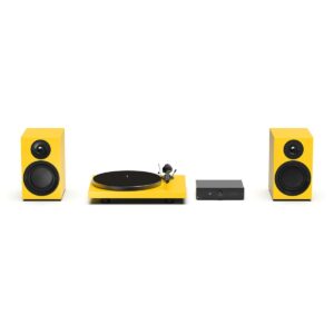 Pro-Ject Colourful Audio System E, Golden Yellow Satin
