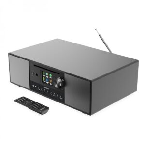 Majority Quadriga DAB Internet Radio and CD Player, Black