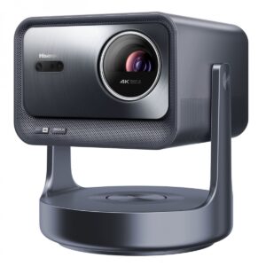 Hisense C2TUK Ultra 4K Trichroma Smart Mini Projector, Grey