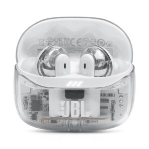 JBL Tune Beam 2 Ghost Edition Earbuds, White