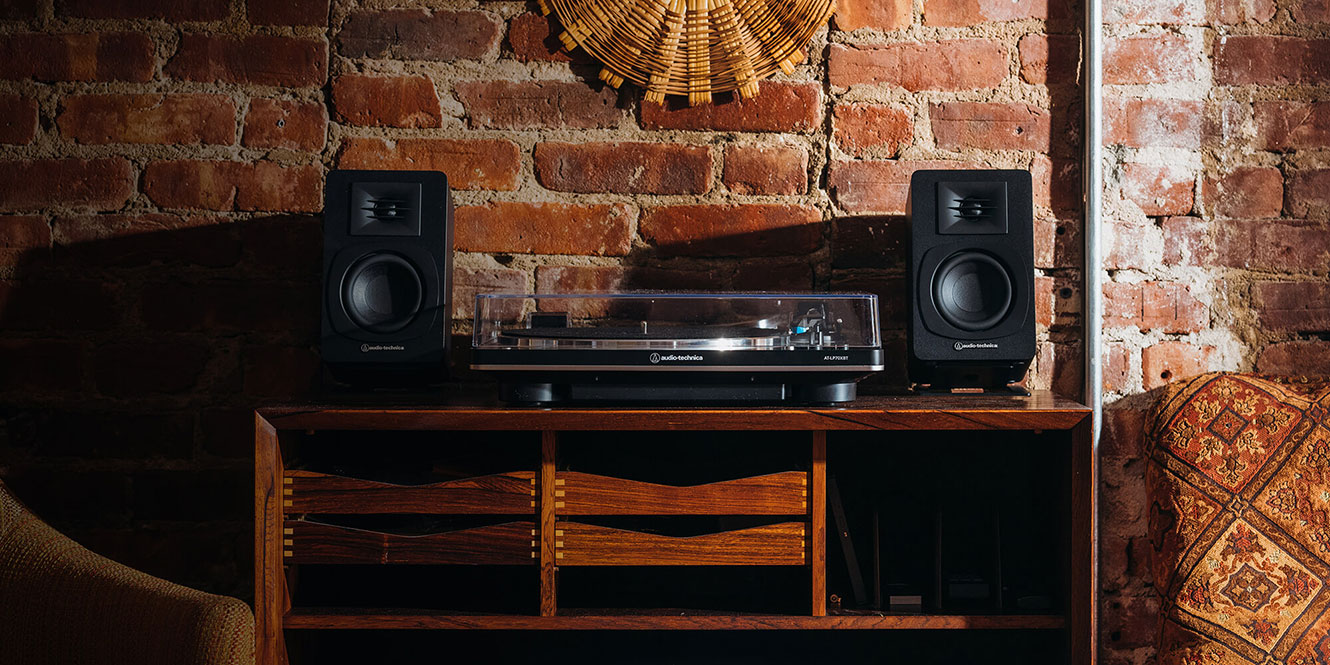 Audio-Technica AT-SP3X Powered Bookshelf Speakers
