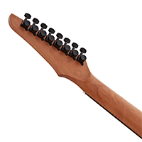 Ergonomic fanned-fret playability