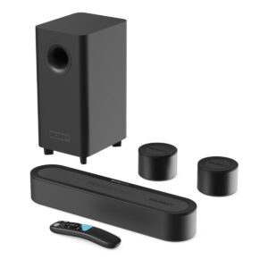 Majority Bowfell Halo Atmos Surround Sound System, Black